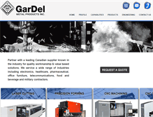Tablet Screenshot of gardel.on.ca